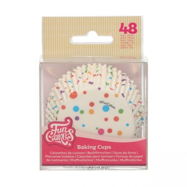 Cupcake Baking Cases - Confetti